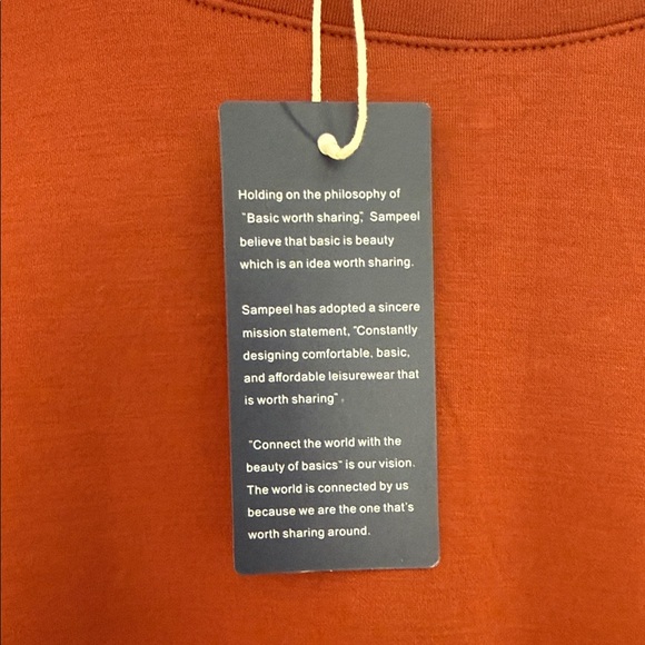 Smythe Rust Long-Sleeve Shift Dress - Picture 3 of 3